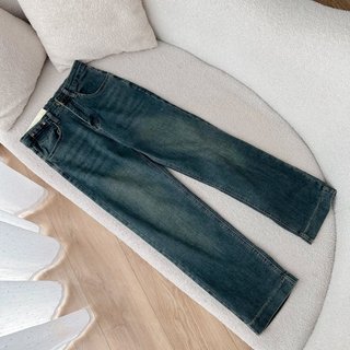 Quần jeans ống đứng cạp cao co giãn myan design q102303