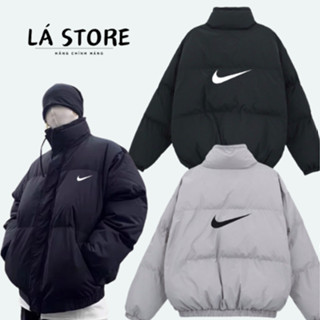 Áo Phao NIKE Chính Hãng Nam Nữ Cao Cấp Logo Thêu , Nam Nữ Áo khoác phao béo hàng xịn chất dày dặn siêu đẹp LÁ_STORE