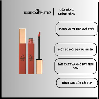 Hàng chính hãng son kem 3ce active lady cloud lip tint - màu hồng cam đất
