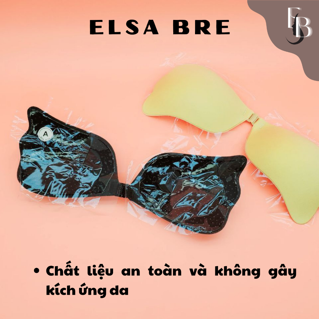 Miếng dán ngực cánh tiên cài trước nâng ngực tạo khe - ELSA BRE - Tăng cường vẻ đẹp tự nhiên áo ngực dán không dây dâ