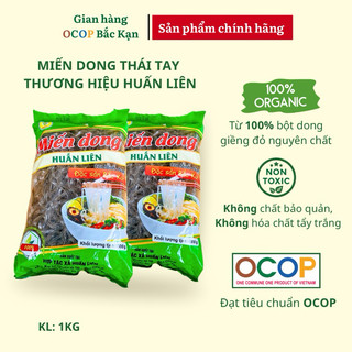 1KG miến dong THÁI TAY sợi to, dai giòn từ bột dong nguyên chất
