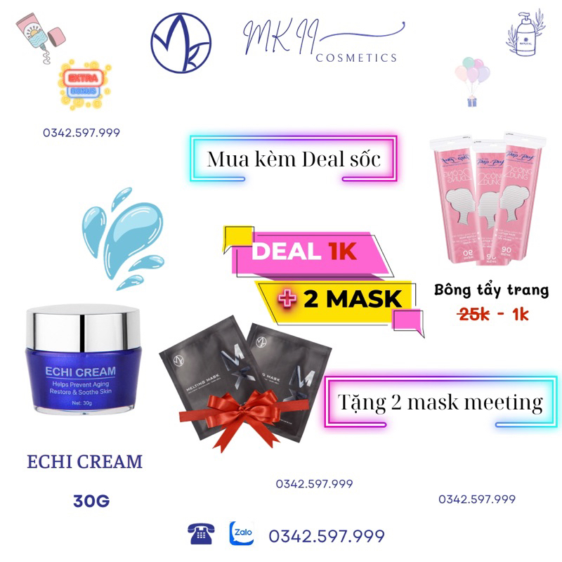 Echi cream MKII COSMETICS VIETNAM - Kem cấp ẩm phục hồi da MKII
