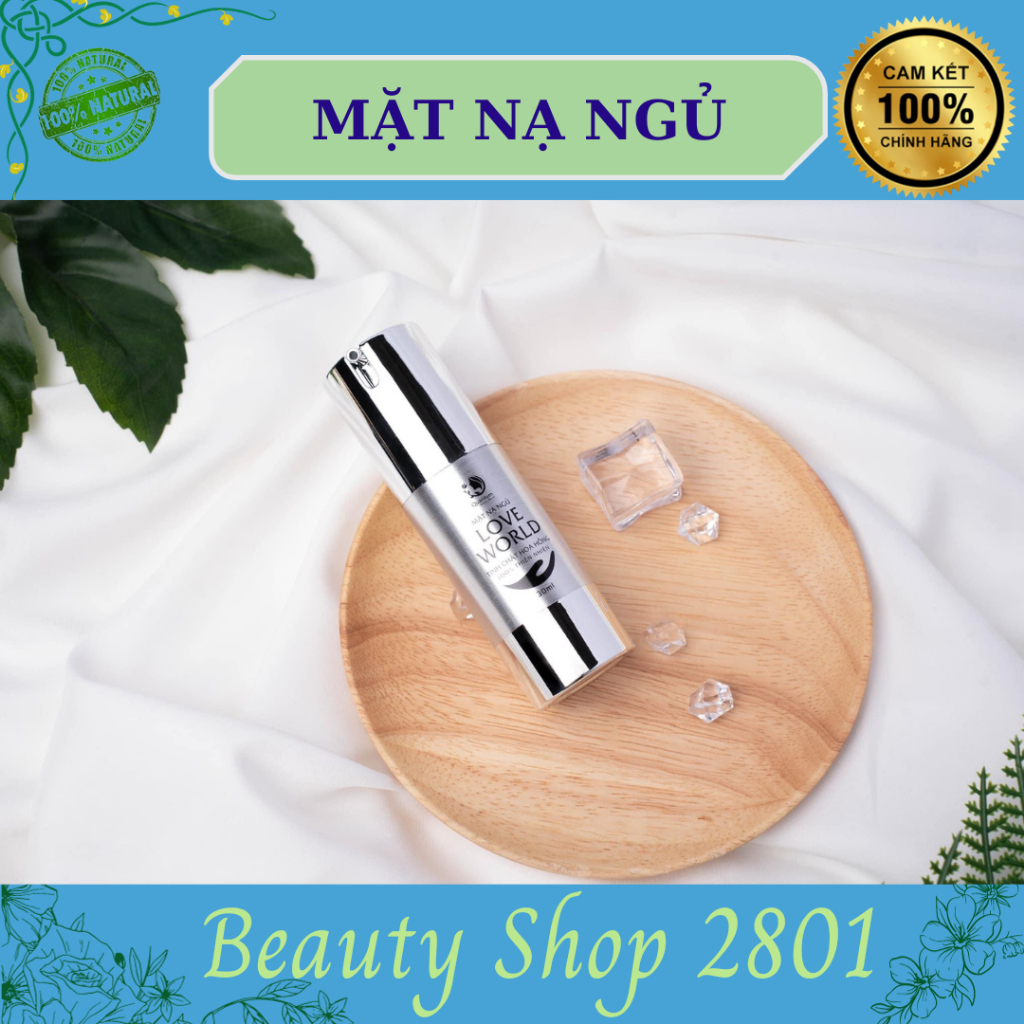 Mặt Nạ Ngủ Love World tinh chất hoa hồng (sáng da, dưỡng ẩm, khóa ẩm và dưỡng sáng hiệu quả)