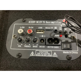 Loa Crown 5 đế vuông bluetooth(có nguồn 24vôn xe tải).