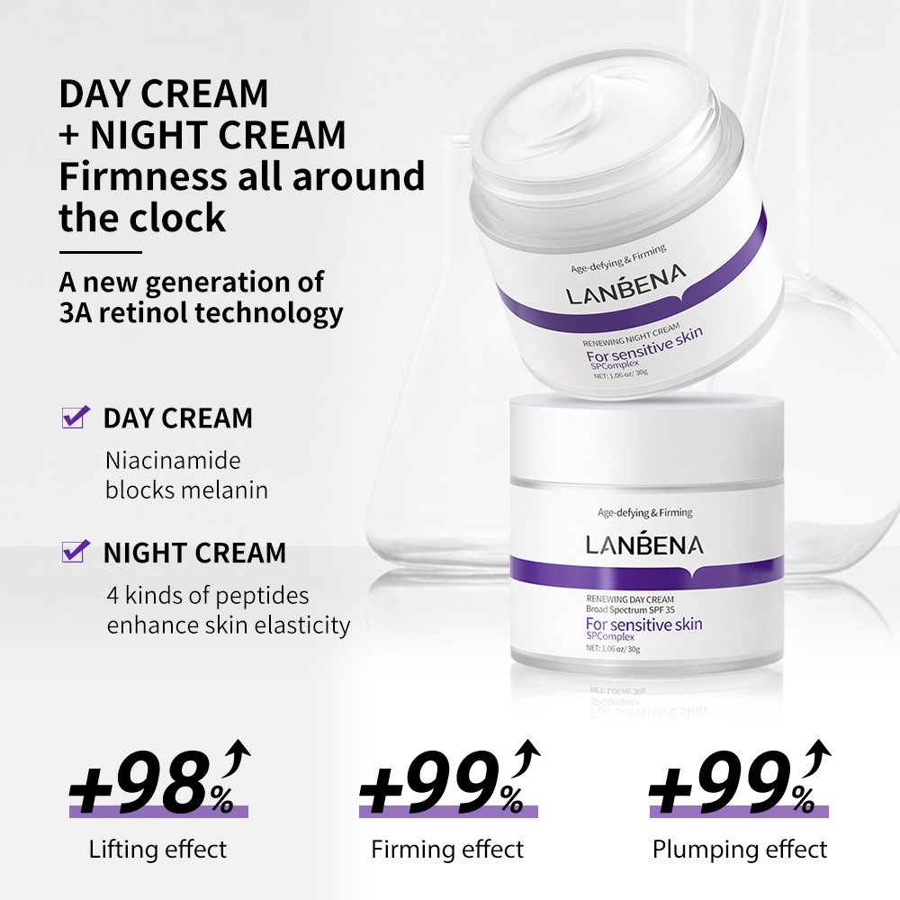 Kem Chống Lão Hóa Lanbena Retinol Xóa Nếp Nhăn, Làm Săn Chắc Đường Nét Và Làm Sáng Da 50g