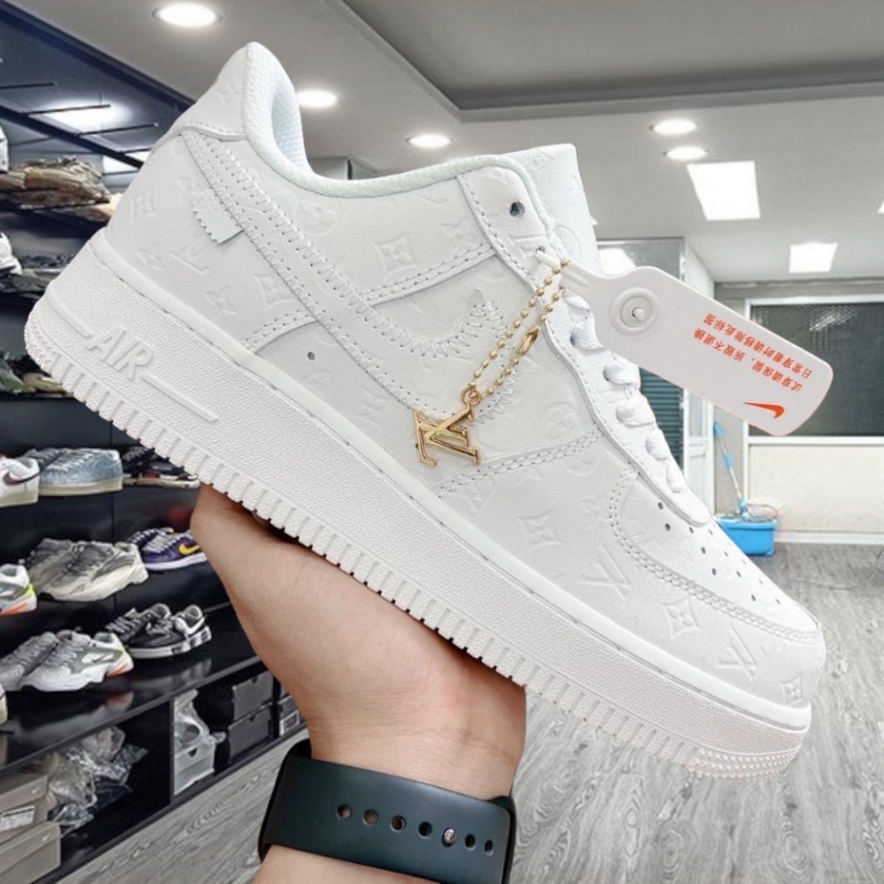 Giày_Nike Air Force 1 LV Trắng, Giày AF1 LV Bản Cao Cấp Bản Đẹp Hot Trend Full Box Bill
