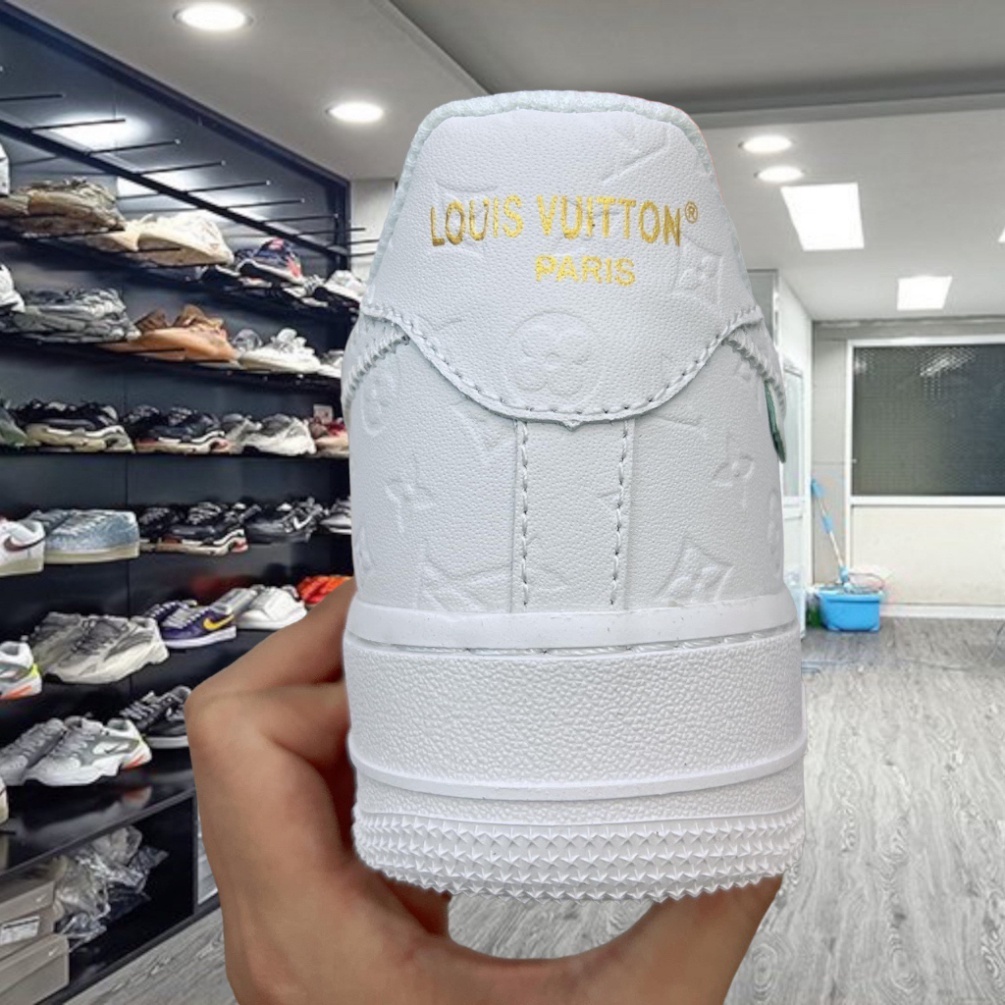 Giày_Nike Air Force 1 LV Trắng, Giày AF1 LV Bản Cao Cấp Bản Đẹp Hot Trend Full Box Bill