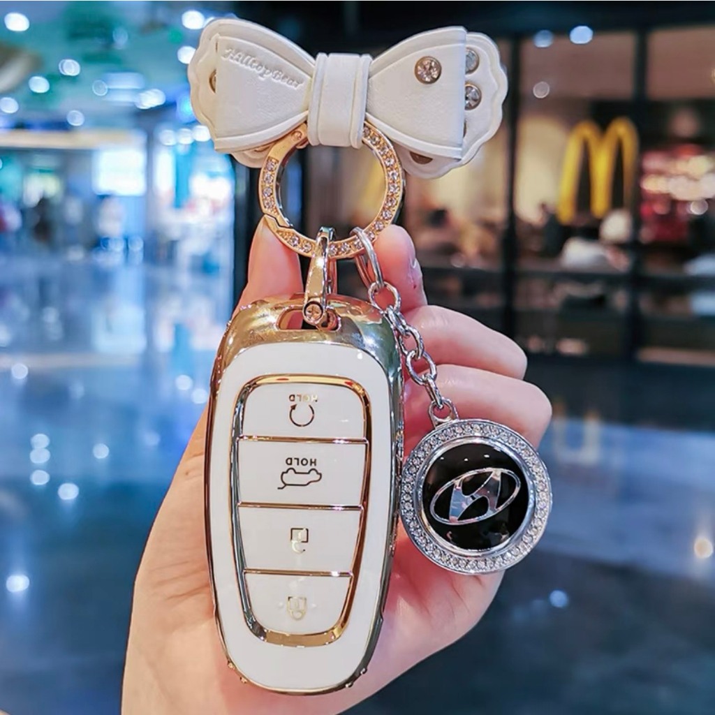 Ốp bảo vệ chìa khóa Hyundai Santafe , Tucson 2022 Cao Cấp