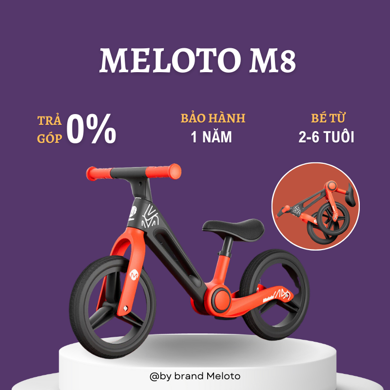 Xe chòi chân gấp gọn cho bé Meloto 1-3 tuổi -NTser