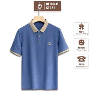  Áo Polo Nam UMA STORE Chữ U Chất Liệu Vải Poly Dệt Kim Cao Cấp Thấm Mồ Hôi Áo Thun Nam Polo Cổ Bẻ Phối Màu Thêu U SPA05B 