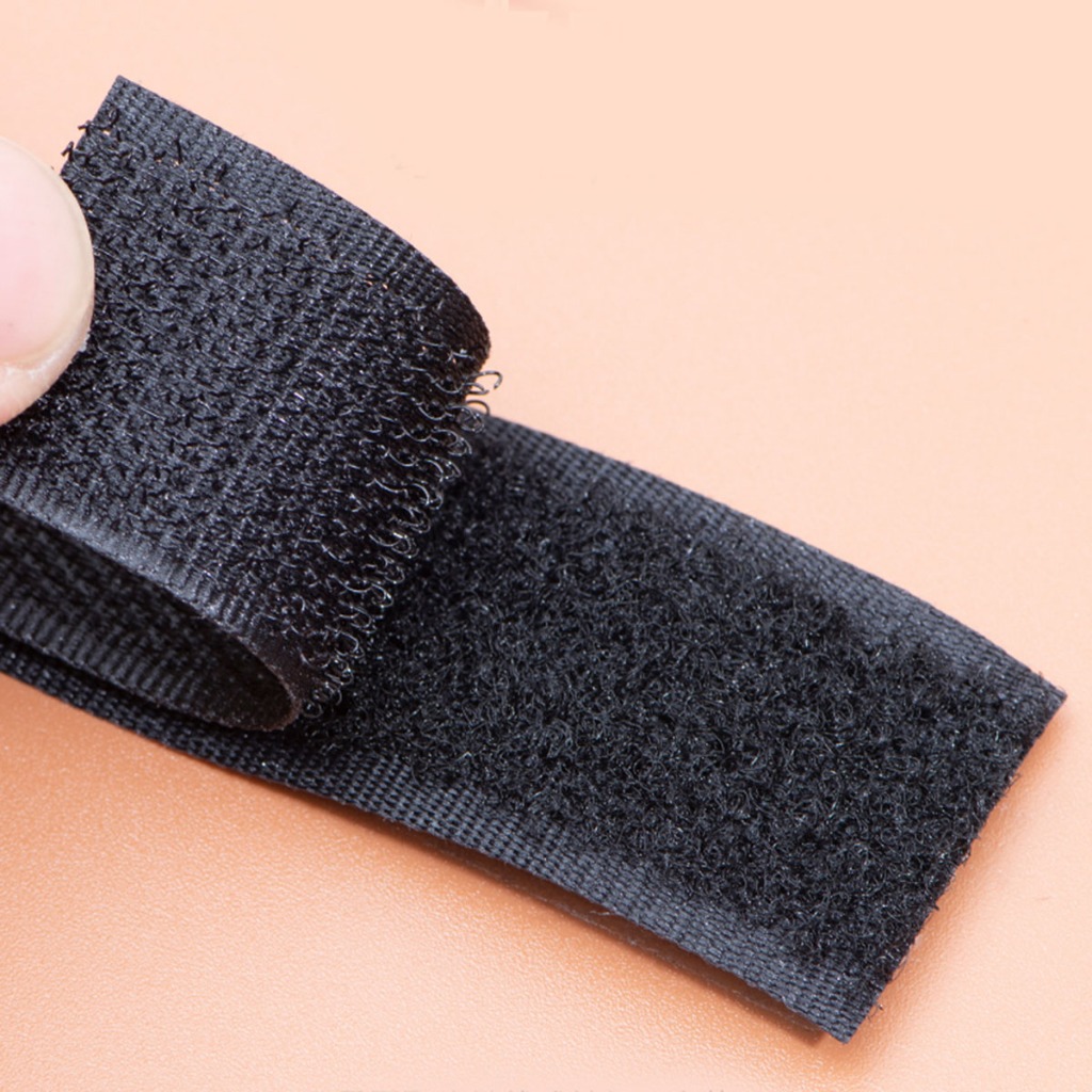 Dây quấn Băng gai Velcro có keo 3M, Băng gai tròn dính khóa nhám gai, miếng dán vải 2 mặt dán giày, túi xách, quần áo