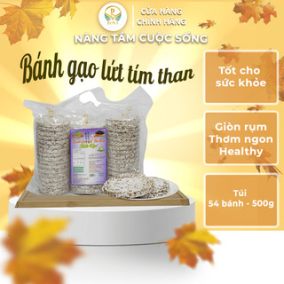 Bánh gạo lứt nguyên hạt HELLORICE 3 vị gạo lứt huyết rồng, gạo lứt yến mạch, gạo lứt tím than dành cho người tiểu đường
