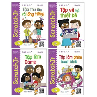 Combo 4 sách Tớ Đến Với Lập Trình - Tớ Học Lập Trình: Học lập trình Scratch cho trẻ từ 6 tuổi