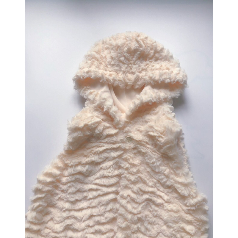 Áo khoác ghile lông xuất dư cho bé