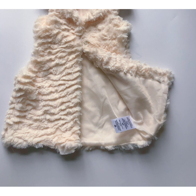Áo khoác ghile lông xuất dư cho bé