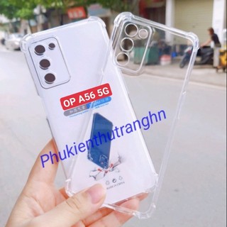 Ốp lưng Oppo A56 5G A55 4G - 5G A96 4G A76 A36 A57 A77S dẻo trong chống sốc 4 góc có gờ bảo vệ camera - HÀNG DÀY LOẠI 1