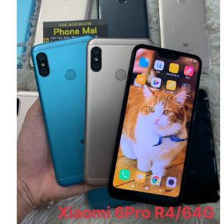 Điện thoại Xiaomi Redmi 6 Pro Ram 4G/64gb Chip Snapdragon 625 - CÓ VÂN TAY, Zin Đẹp