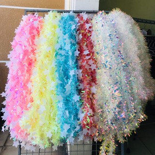 2 Dây kim tuyến dài 150cm  trang trí tiệc sinh Nhật, Noel, Tết (vpp Thinhphat)