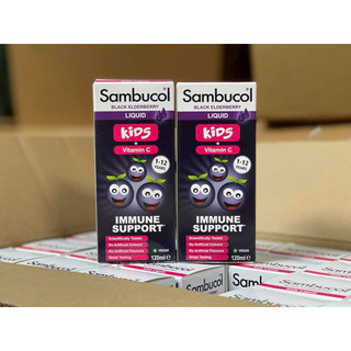 Siro tăng đề kháng 1-12 tuổi Sambucol kids 120ml Anh