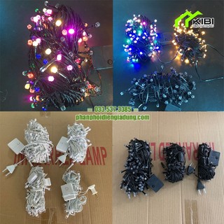 Đèn trang trí ngoài trời, dây đèn led nháy kim cương 5m, 10m, 20m, 50m