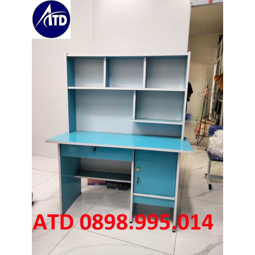 Bàn học sinh gỗ ép okal cao cấp giá rẻ tại xưởng, tặng kèm hình dán ngộ nghĩnh cho bé