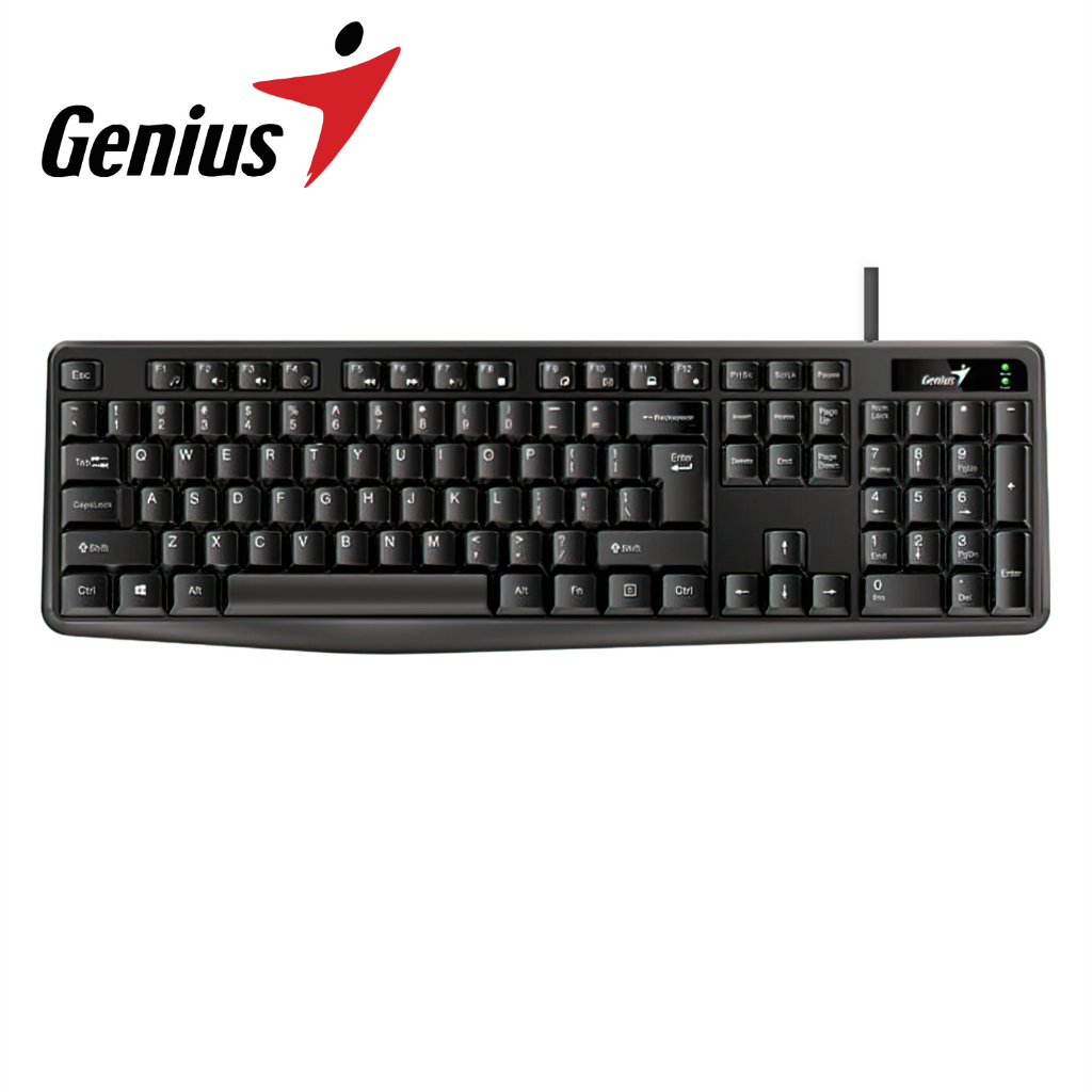Bàn Phím Máy Tính Có Dây USB Genius KB-117 - Hàng Chính Hãng
