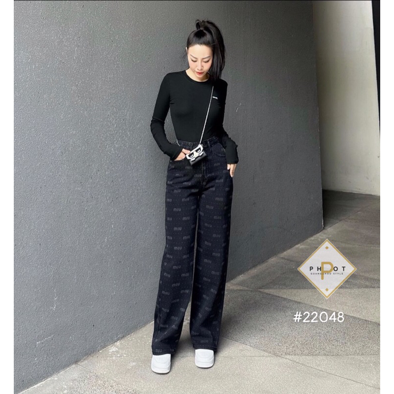 Quần jean xuông miu miu hàng QCL1