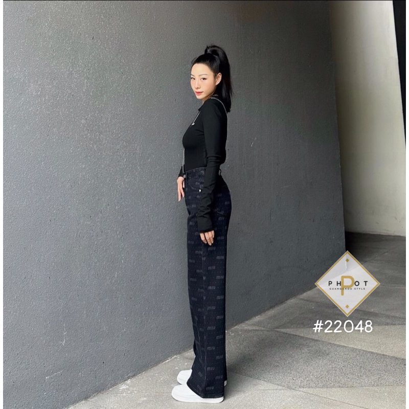 Quần jean xuông miu miu hàng QCL1