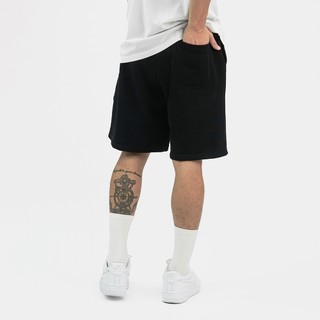 Quần short Glamour - Basic Short - Đen/Xám