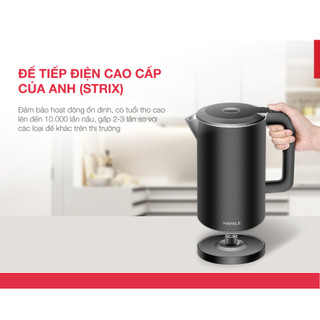 [Giao hỏa tốc HCM] Ấm đun siêu tốc Hafele HS-K1705DB 535.43.548| BH chính hãng 24 tháng