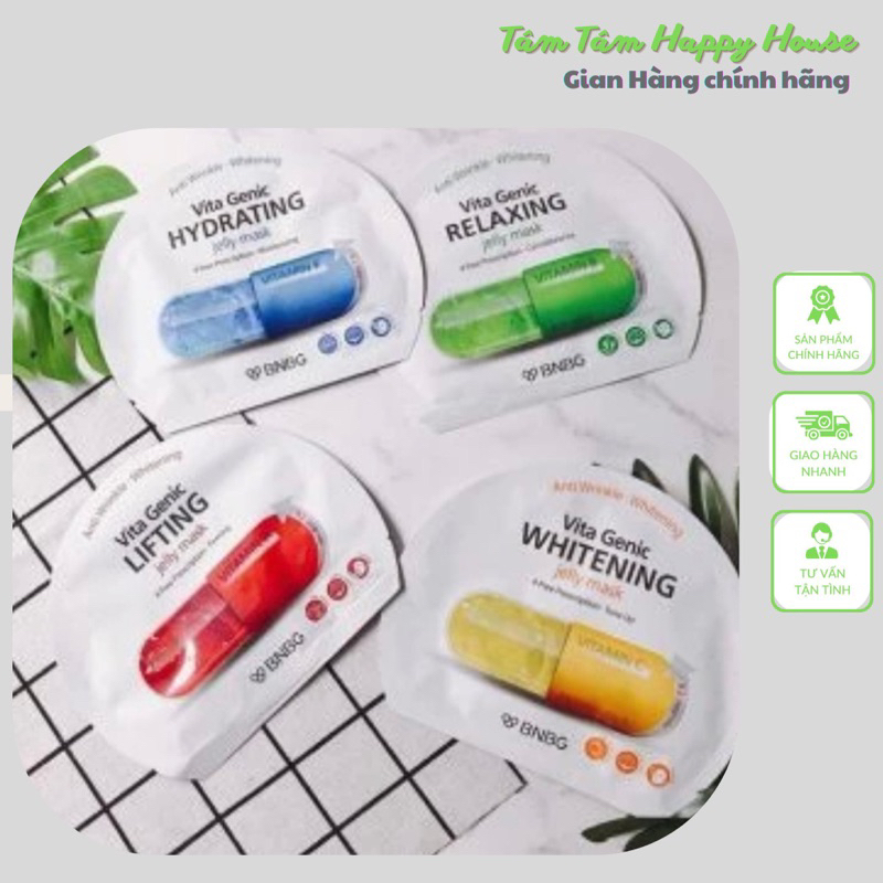 Mặt nạ chăm sóc da mặt BNBG Vita Genic Jelly Mask Hàn Quốc dành cho mọi loại da