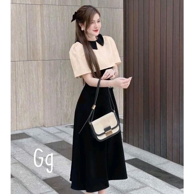 ĐẦM BODY SIÊU TÔN DÁNG TAY DÀI CỔ V BG31220 có 2 màu