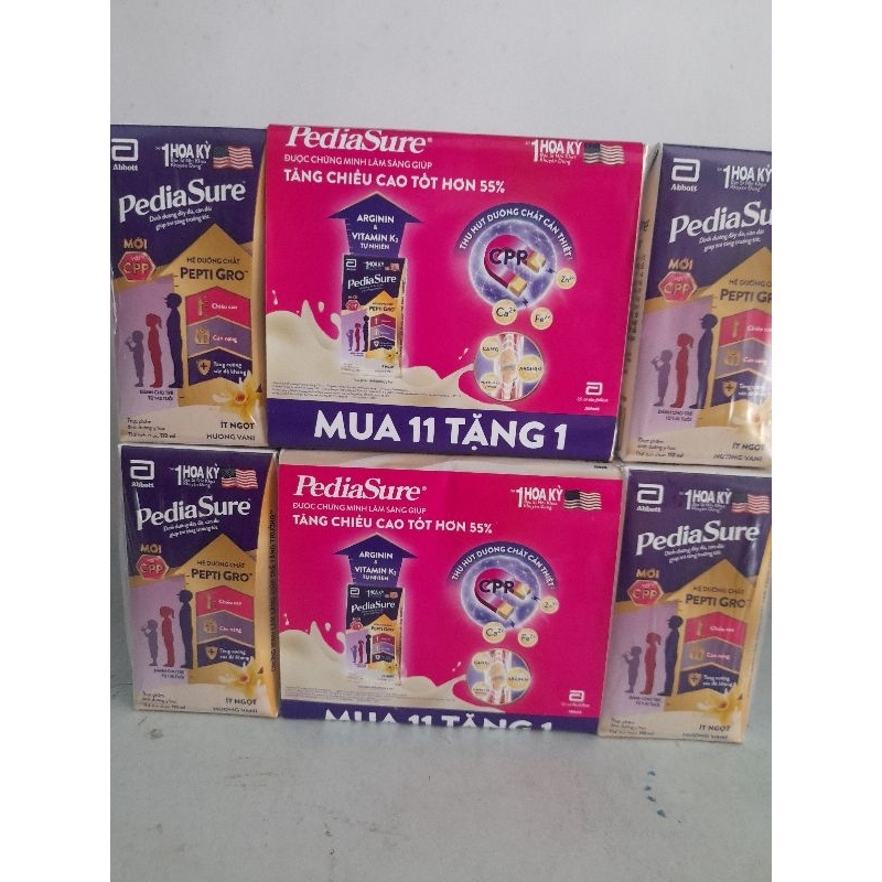 combo 3 lốc sữa nước Pediasure 110ml  12 hộp