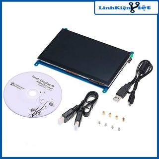 Màn hình RASPBERRY 7 INCH 800X480 TOUCH SCREEN + cáp HDMI + cáp USB