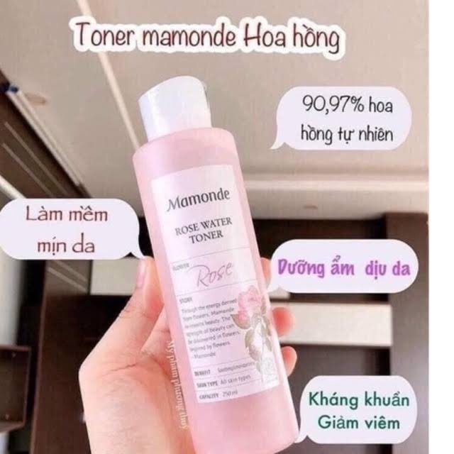 Nước Hoa Hồng Toner Mamonde Diếp Cá Làm Sạch Dầu Nhờn Và Ngăn Ngừa Mụn 250ml