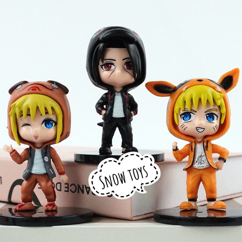 Mô hình Naruto - Uzumaki Naruto Minato Hatake Kakashi Uchiha Sasuke Gaara Itachi cosplay Vĩ thú linh thú các loài vật