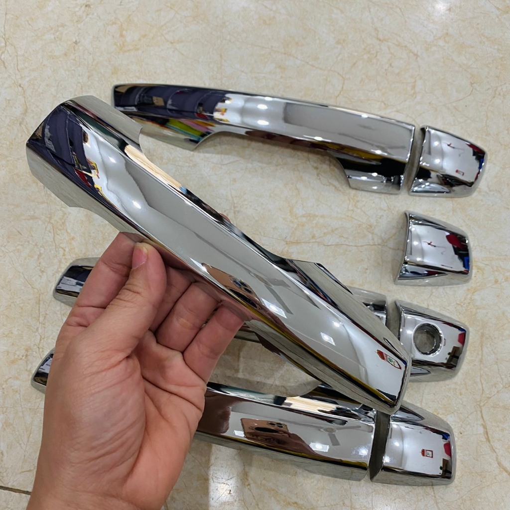 Ốp tay hõm cửa xe Xpander 2018 đến 2023 mạ crom sáng đẹp trang trí tay cửa xe