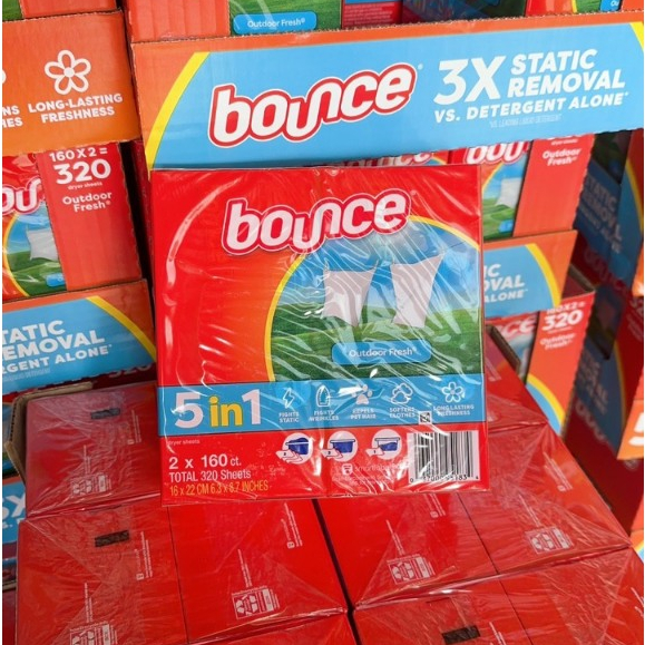Giấy Thơm Quần Áo Bounce 5 In 1