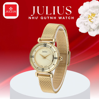 Đồng hồ nữ julius ja-728 julius hàn quốc dây thép