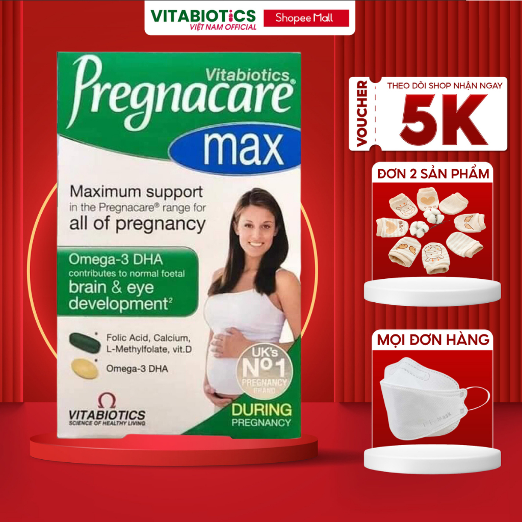 Vitamin tổng hợp cho mẹ bầu Pregnacare Max bổ sung dưỡng chất giúp mẹ khỏe