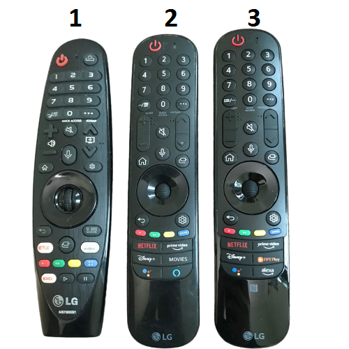 Điều khiển tivi LG giọng nói MR22GN MR22GA MR21 MR20 dùng chung MR19 MR18 hàng mới fullbox, Tặng kèm pin !