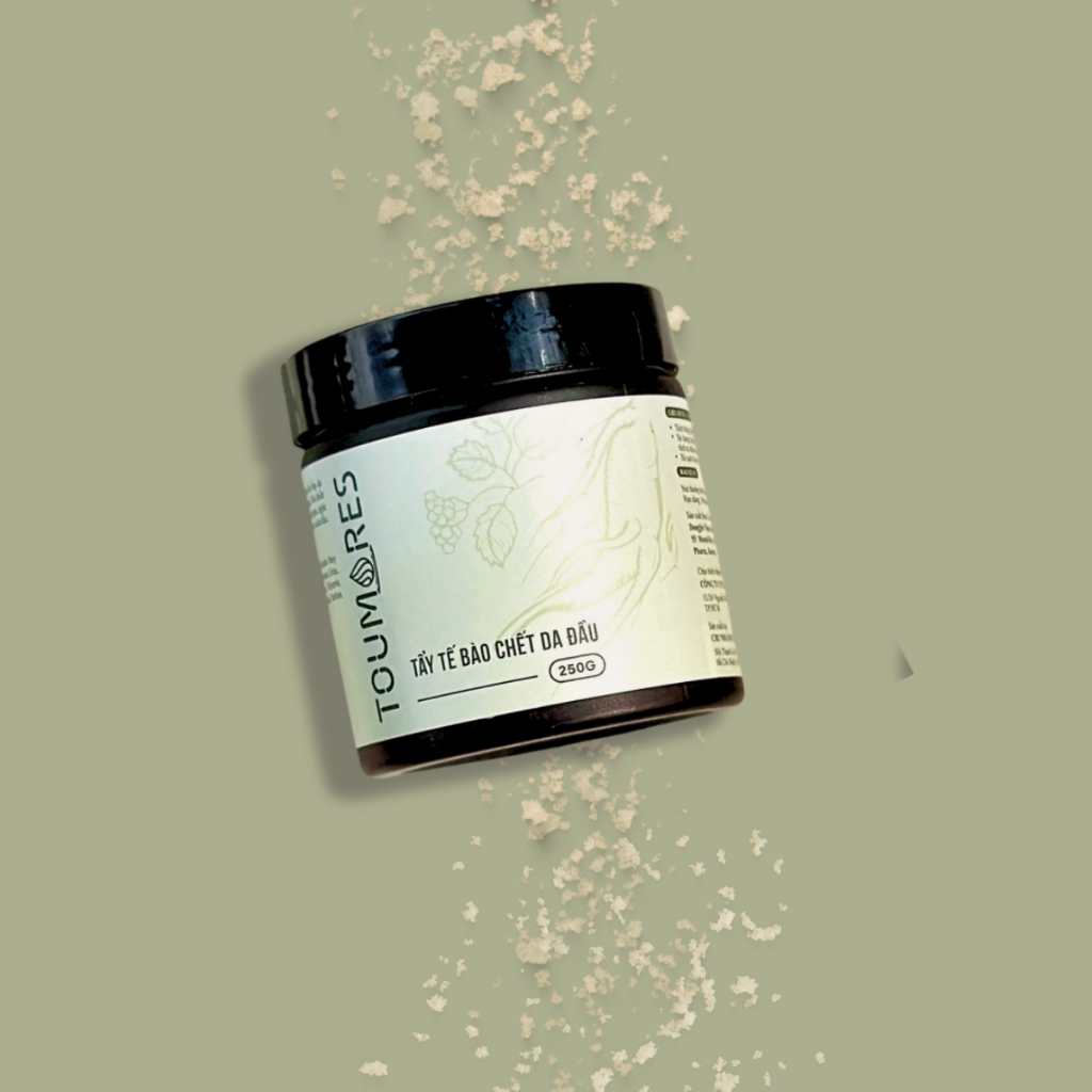 Tẩy tế bào chết tóc Toumores đánh bay gàu, sạch dầu thừa trên tóc, detox da đầu, mùi thơm thư giãn the mát