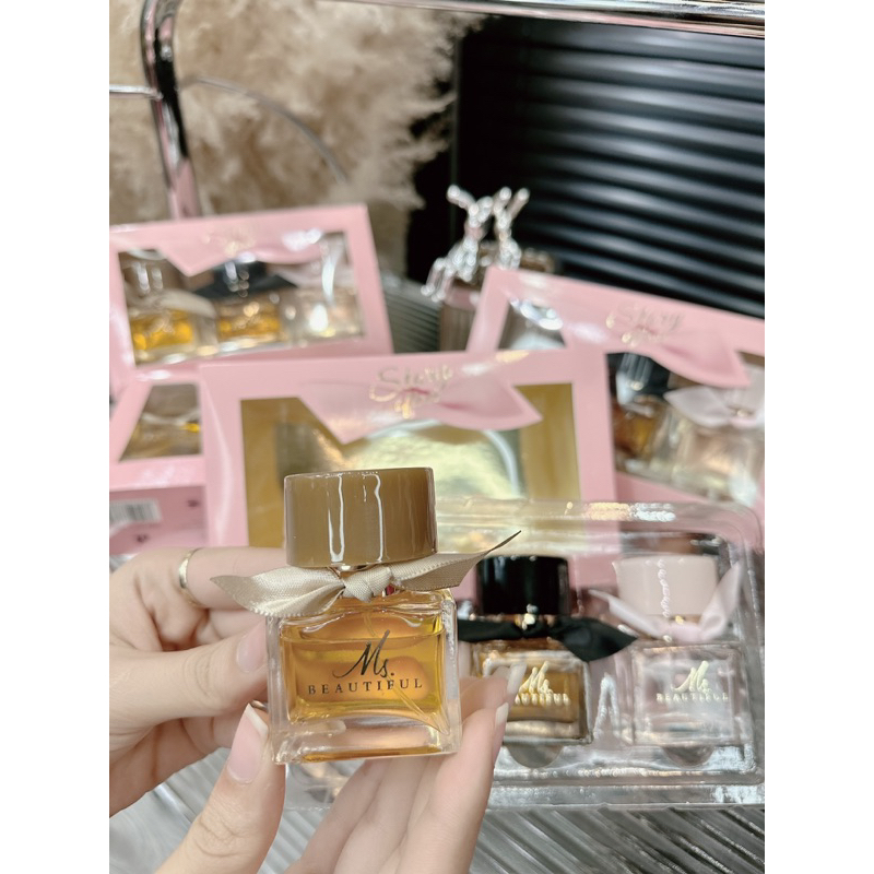 COMBO 3 LỌ NƯỚC HOA NẮP NƠ