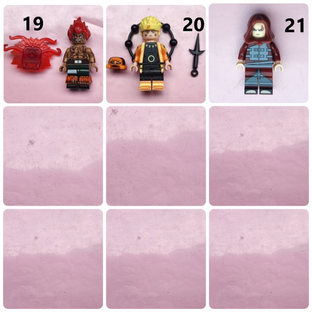 Minifigures Nhân Vật Naruto Sasuke Kakashi