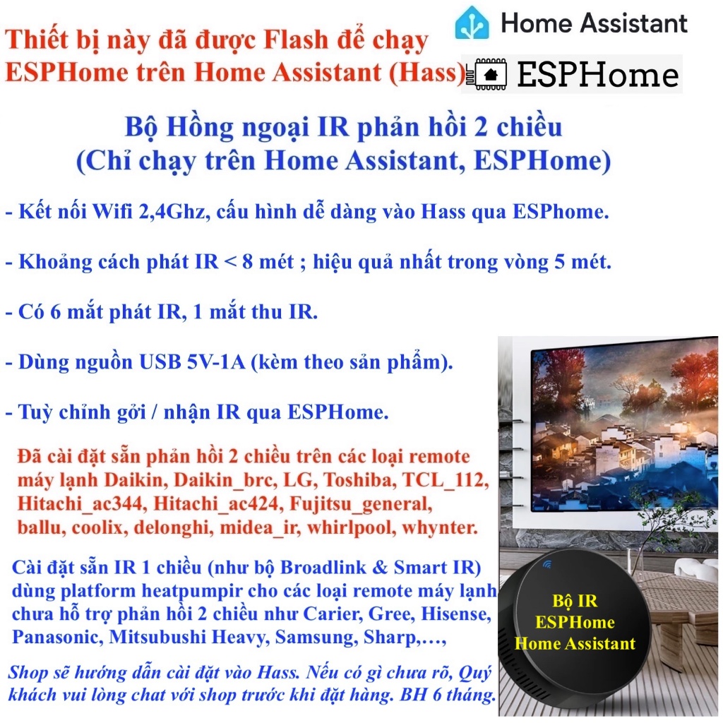 Thiết bị Tuya / Sonoff chạy ESPHome / MQTT / Tasmota / Matter trên Home Assistant  -