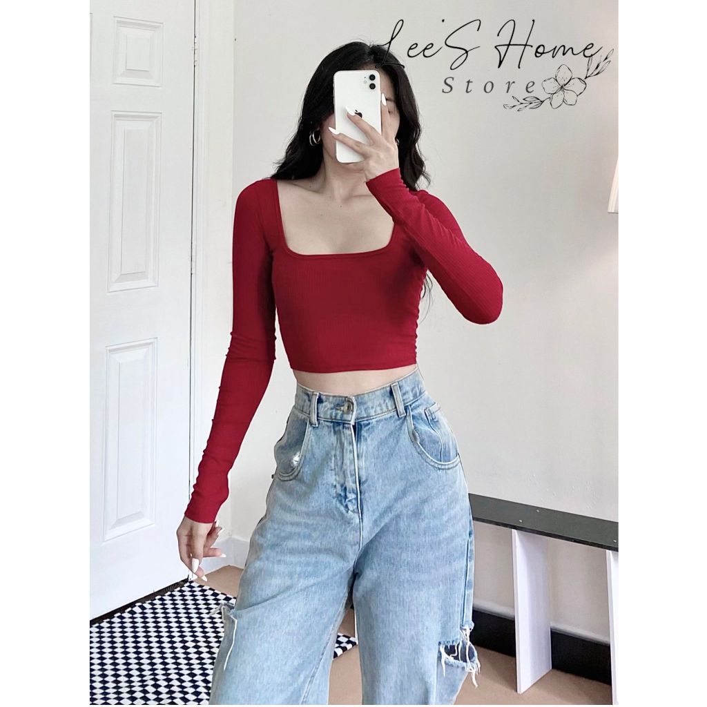Áo Croptop Dài Tay A029