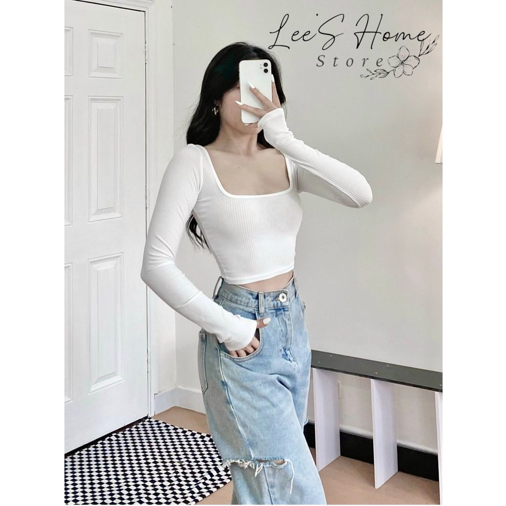Áo Croptop Dài Tay A029