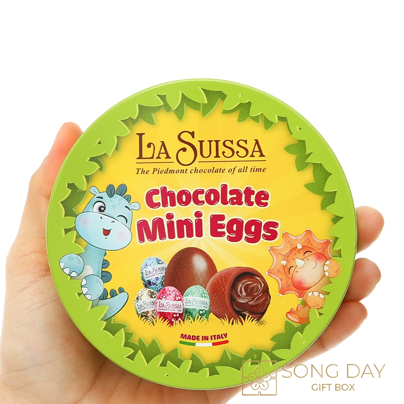 Hộp Socola Sữa Hình Quả Trứng Mini La Suissa 110g