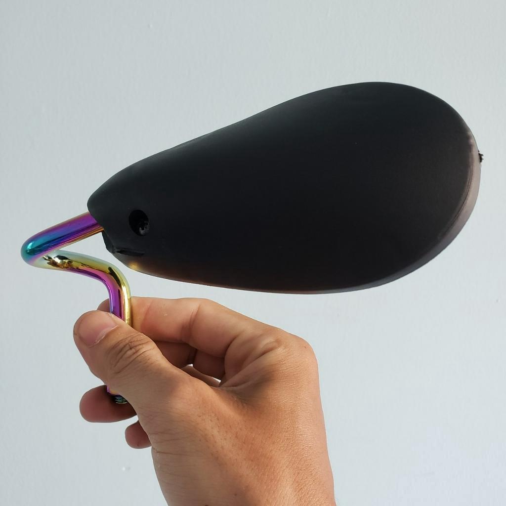 HOT Gương xe máy kính chiếu hậu chân cong xi titan hình giọt nước gắn cho mọi loại xe máy Dream ,Wave , sirius, exciter