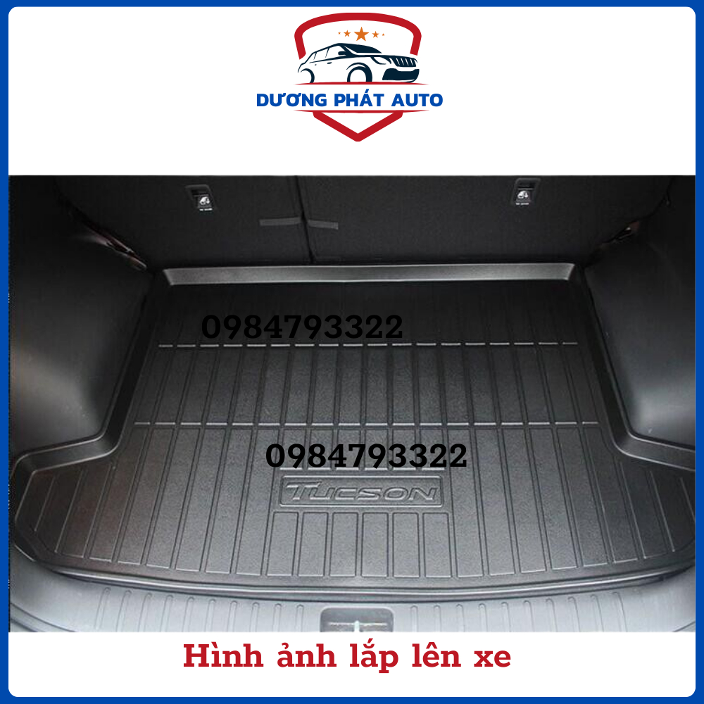 Lót cốp nhựa dẻo Xe Tucson đời 2016 2017 2018 2019 2020 2021- không mùi, không thấm nước